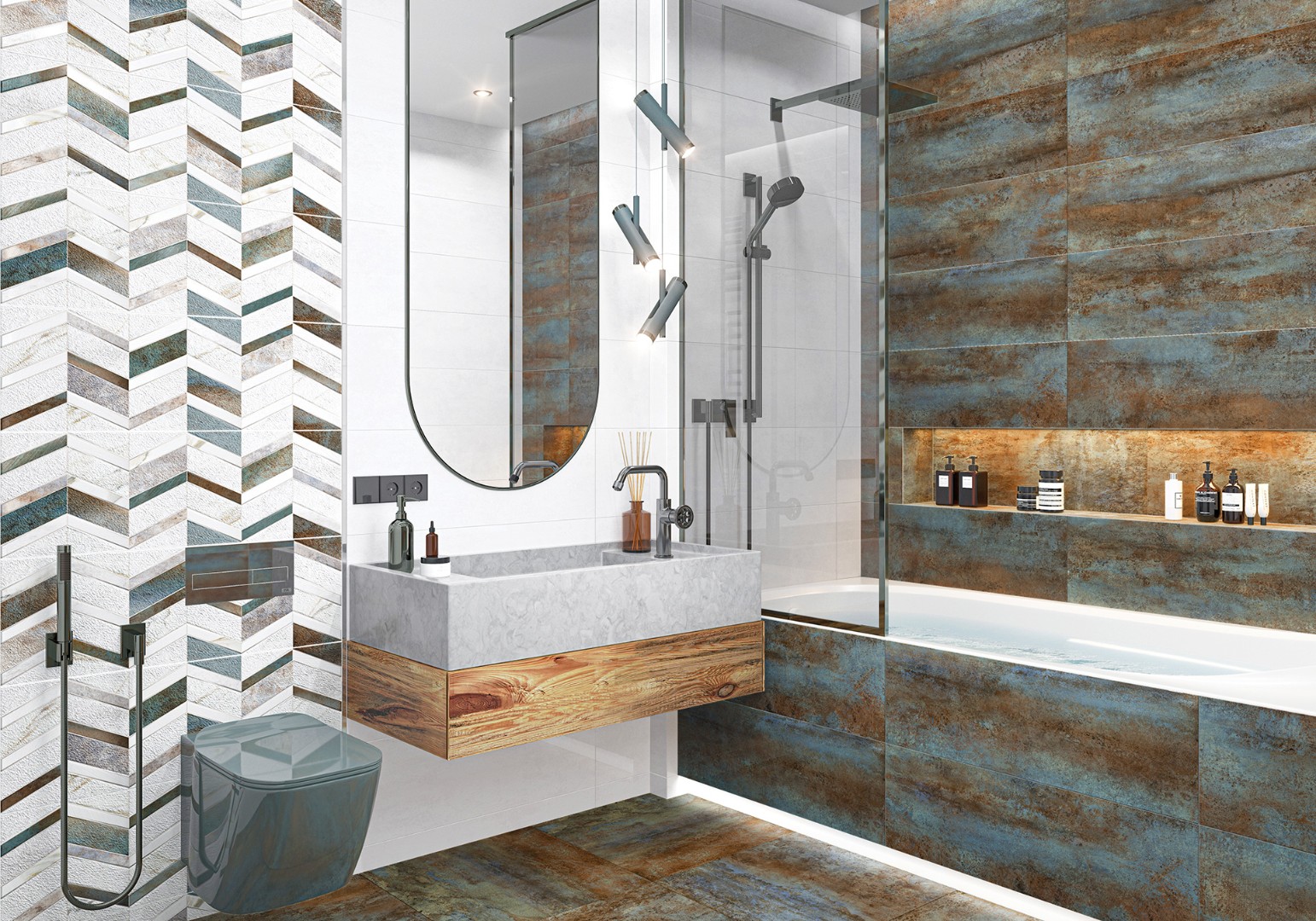 Коллекция плитки Оксид Аlma Ceramica