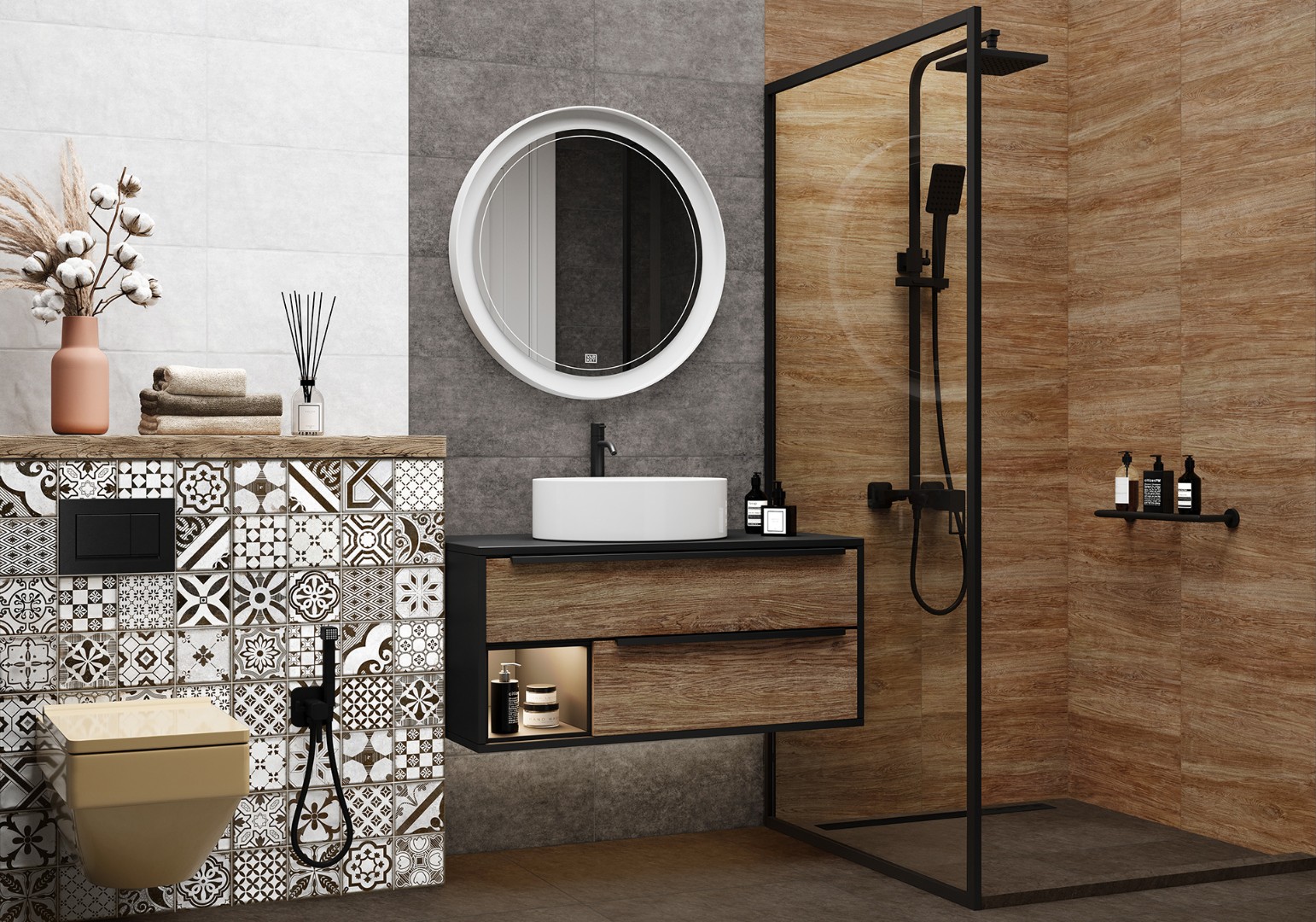 Коллекция плитки Бохо Аlma Ceramica