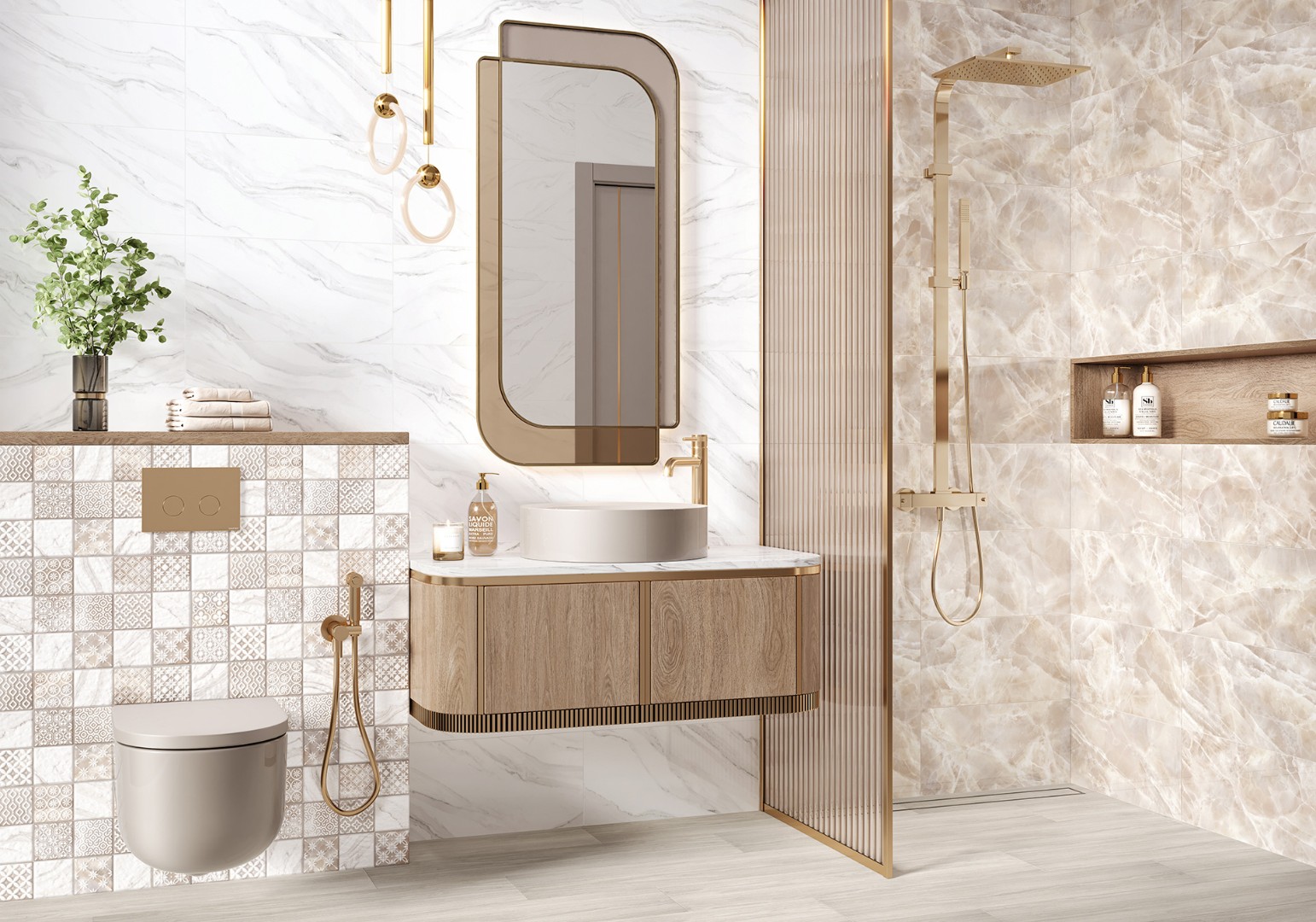 Коллекция плитки Фреско Аlma Ceramica